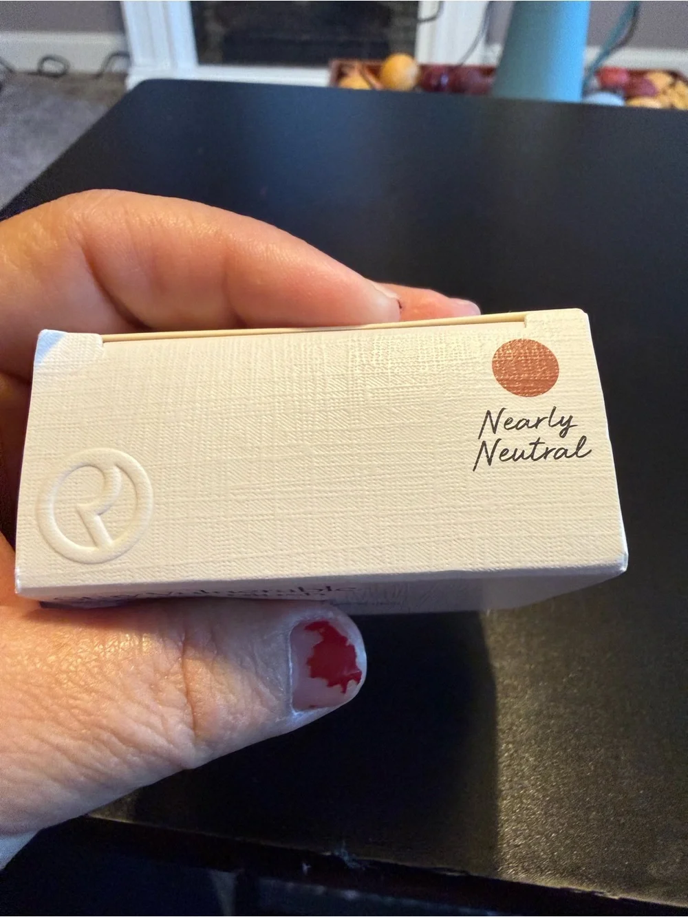 Rare Beauty cream blush - Nearly Neutral (soft mauve-pink)